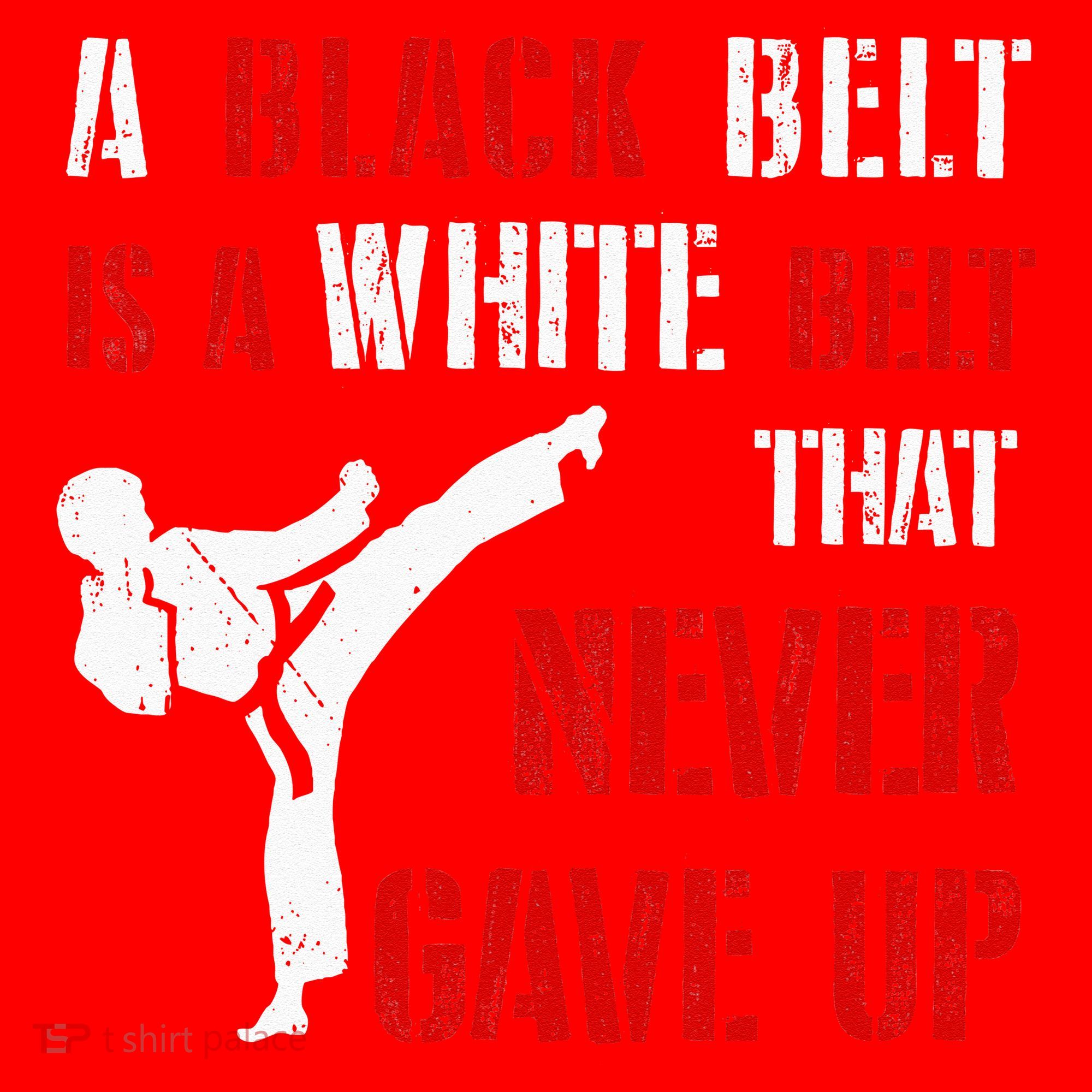A Black Belt Is A White Belt That Never Gave Up Karate MMA Santa Hat