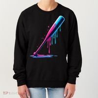 Aesthetic Baseball Bat Drip Women's Sweatshirt thumb 0