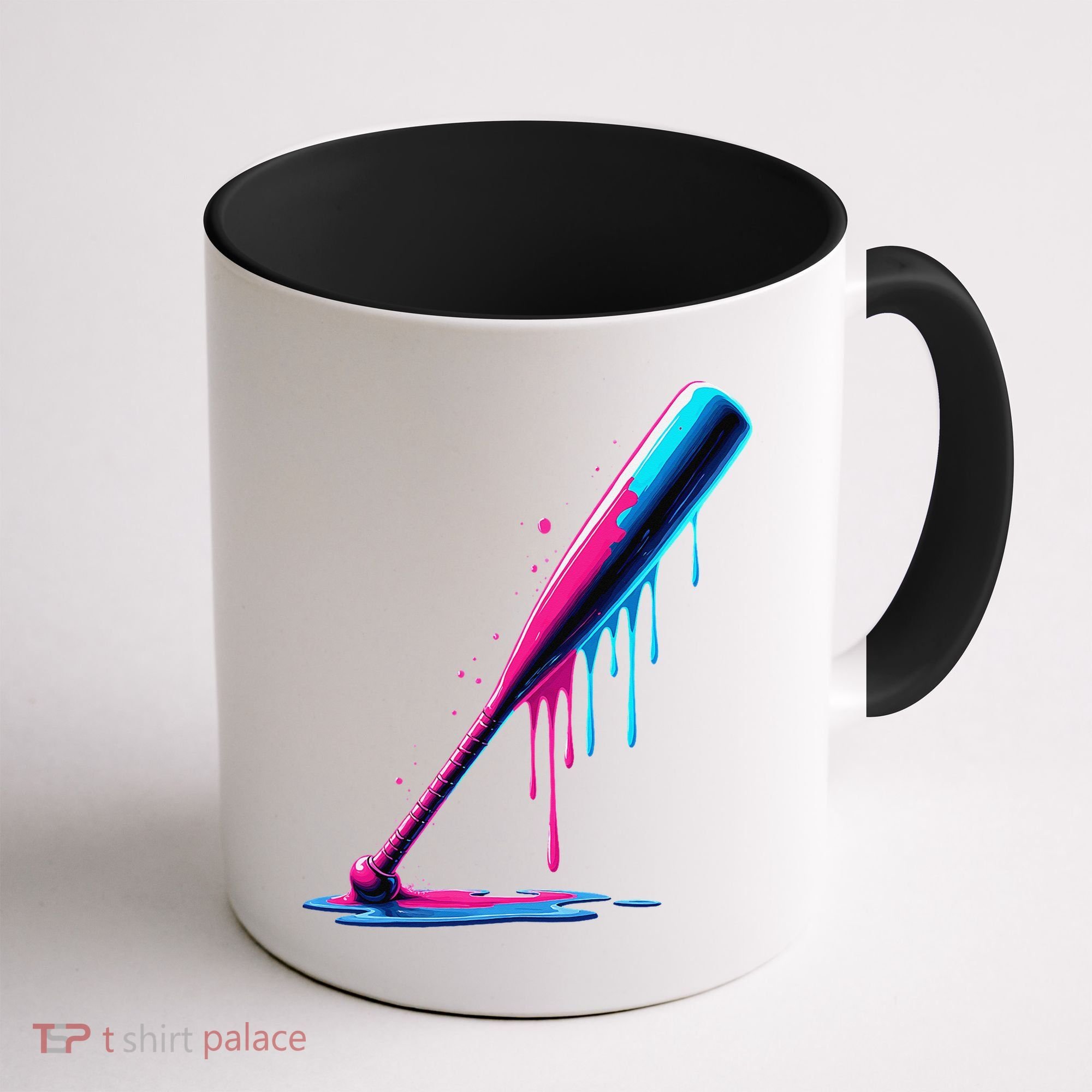 Aesthetic Baseball Bat Drip Coffee Mug