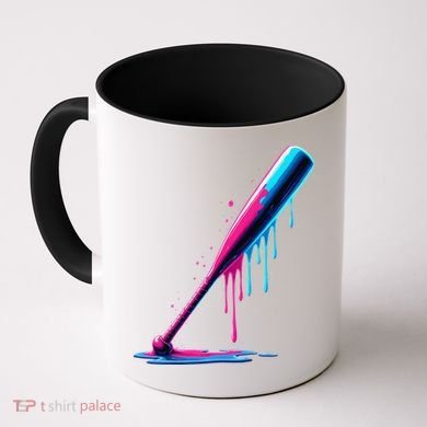 Aesthetic Baseball Bat Drip Coffee Mug