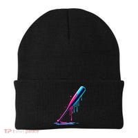 Aesthetic Baseball Bat Drip Beanie thumb 0