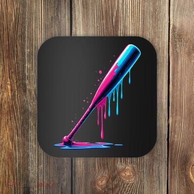 Aesthetic Baseball Bat Drip Coaster