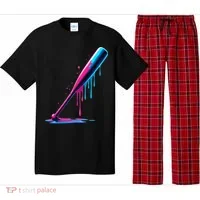 Aesthetic Baseball Bat Drip Pajama Set thumb 0