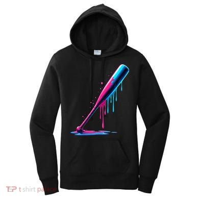 Aesthetic Baseball Bat Drip Women's Hoodie