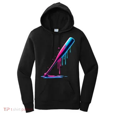 Aesthetic Baseball Bat Drip Women's Hoodie