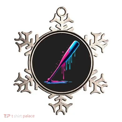 Aesthetic Baseball Bat Drip Ornament