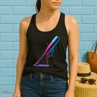 Aesthetic Baseball Bat Drip Women's Tank Top thumb 2