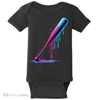 Aesthetic Baseball Bat Drip Baby Bodysuit