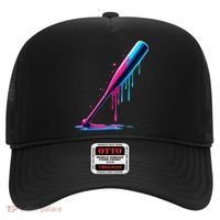 Aesthetic Baseball Bat Drip Hat thumb 0