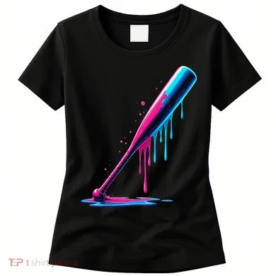 Aesthetic Baseball Bat Drip Women's T-Shirt