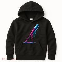 Aesthetic Baseball Bat Drip Kids Hoodie thumb 0