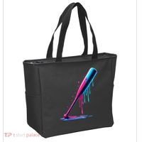 Aesthetic Baseball Bat Drip Tote Bag thumb 2