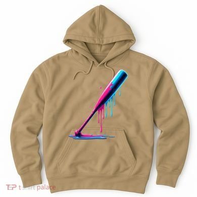 Aesthetic Baseball Bat Drip Hoodie