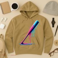 Aesthetic Baseball Bat Drip Hoodie thumb 3