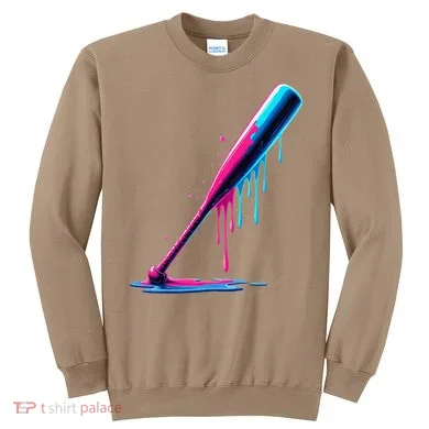 Aesthetic Baseball Bat Drip Sweatshirt