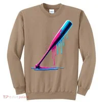 Aesthetic Baseball Bat Drip Sweatshirt thumb 0