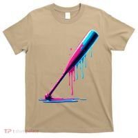 Aesthetic Baseball Bat Drip T-Shirt thumb 0