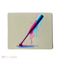Aesthetic Baseball Bat Drip Mousepad thumb 0