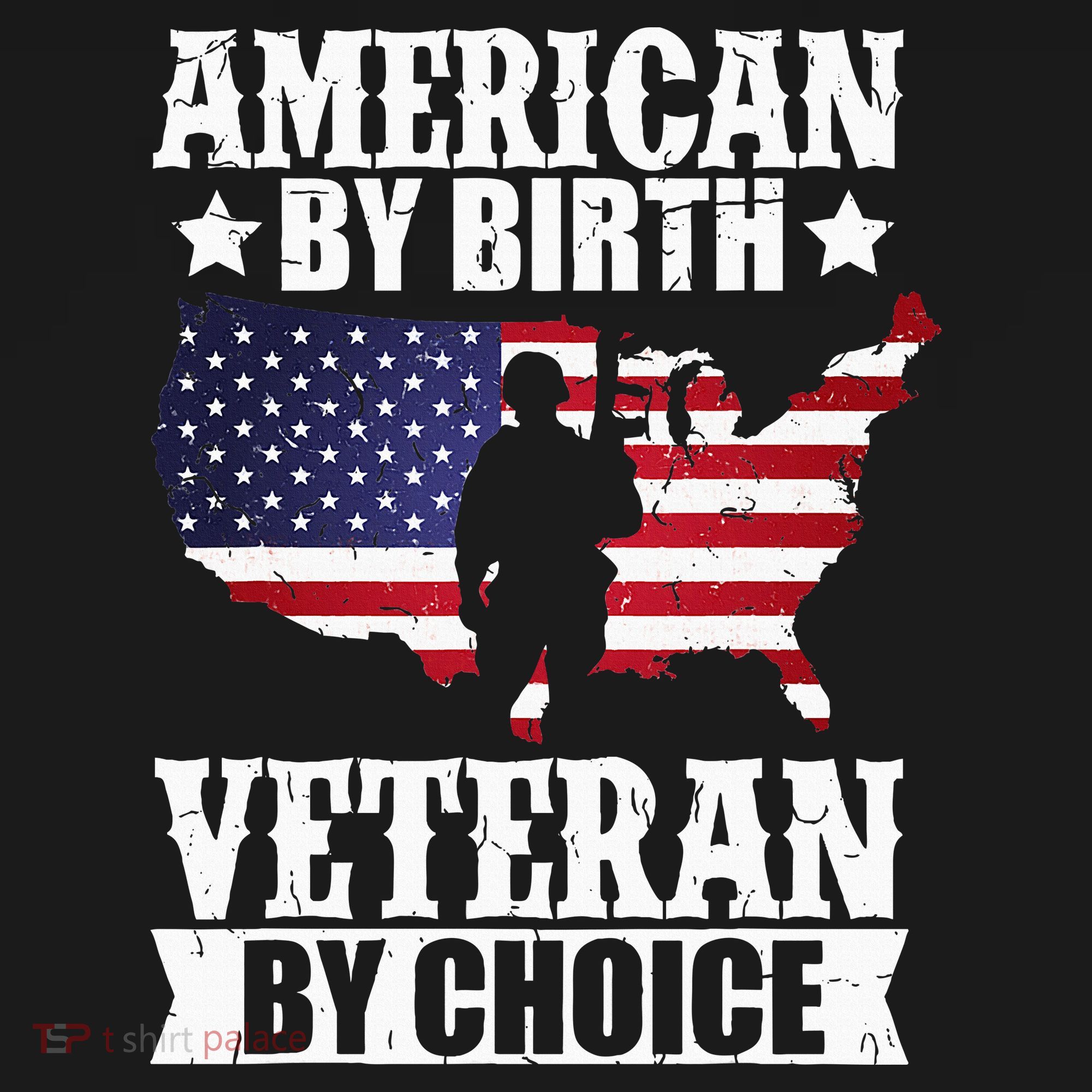 American By Birth Veteran By Choice Us Flag Veterans Day Women's Hoodie