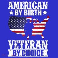American By Birth Veteran By Choice Us Flag Veterans Day Hoodie thumb 2