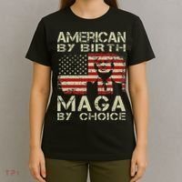 American By Birth Maga By Choice Trump 2024 T-Shirt thumb 4