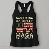 American By Birth Maga By Choice Trump 2024 Women's Tank Top thumb 3