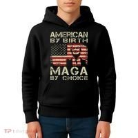 American By Birth Maga By Choice Trump 2024 Kids Hoodie thumb 4
