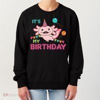 Axolotl Balloons Birthday Axolotls Women's Sweatshirt thumb 0