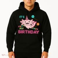 Axolotl Balloons Birthday Axolotls Hoodie thumb 2