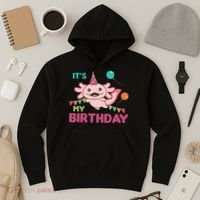 Axolotl Balloons Birthday Axolotls Hoodie thumb 3