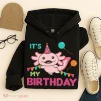 Axolotl Balloons Birthday Axolotls Hoodie thumb 4