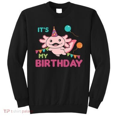 Axolotl Balloons Birthday Axolotls Sweatshirt