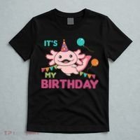 Axolotl Balloons Birthday Axolotls T-Shirt thumb 5