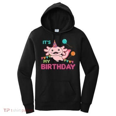 Axolotl Balloons Birthday Axolotls Women's Hoodie