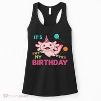 Axolotl Balloons Birthday Axolotls Women's Tank Top thumb 0