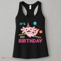 Axolotl Balloons Birthday Axolotls Women's Tank Top thumb 3