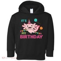 Axolotl Balloons Birthday Axolotls Toddler Hoodie thumb 0