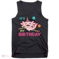 Axolotl Balloons Birthday Axolotls Tank Top thumb 0