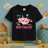 Axolotl Balloons Birthday Axolotls Toddler T-Shirt thumb 3