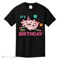 Axolotl Balloons Birthday Axolotls Kids T-Shirt thumb 0