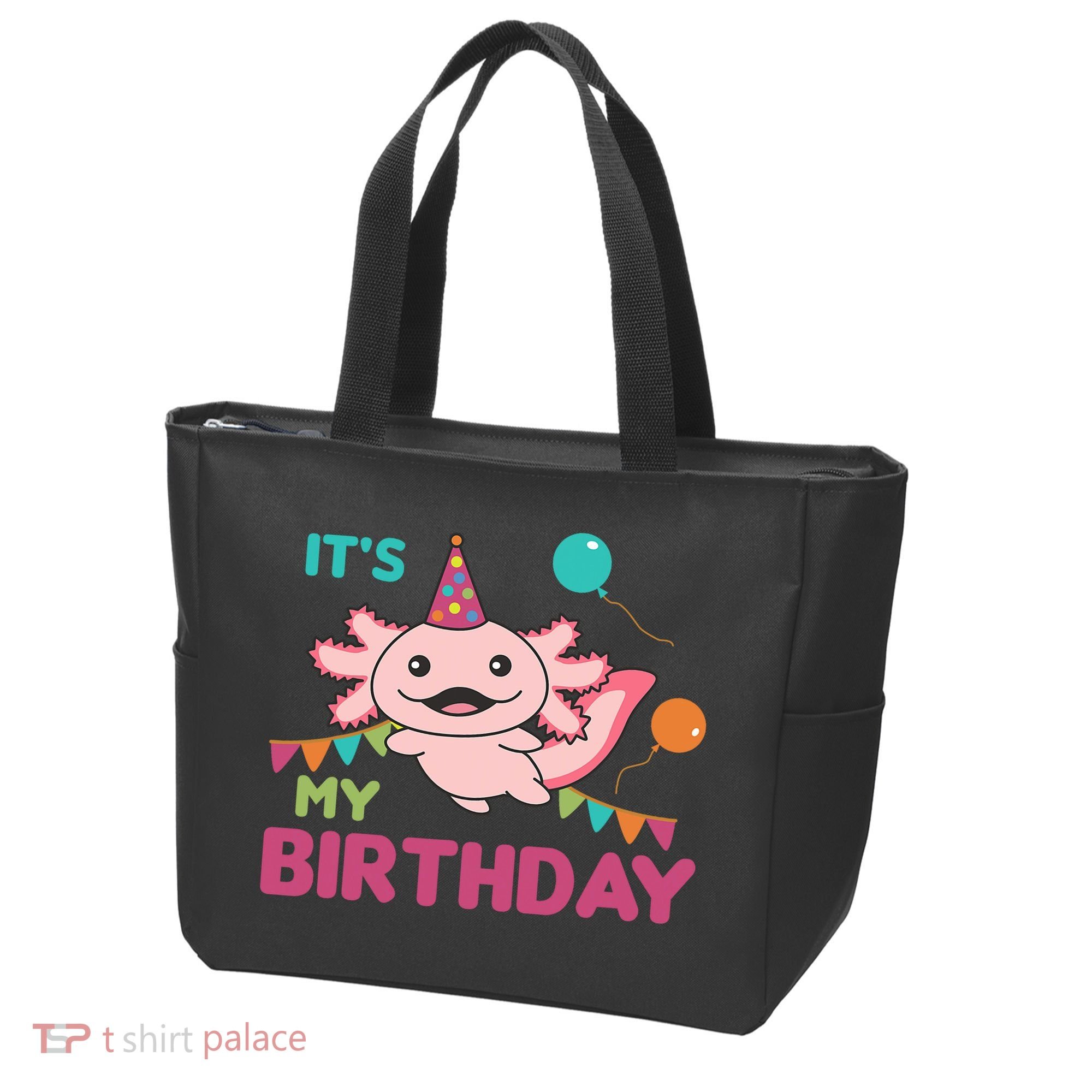 Axolotl Balloons Birthday Axolotls Tote Bag