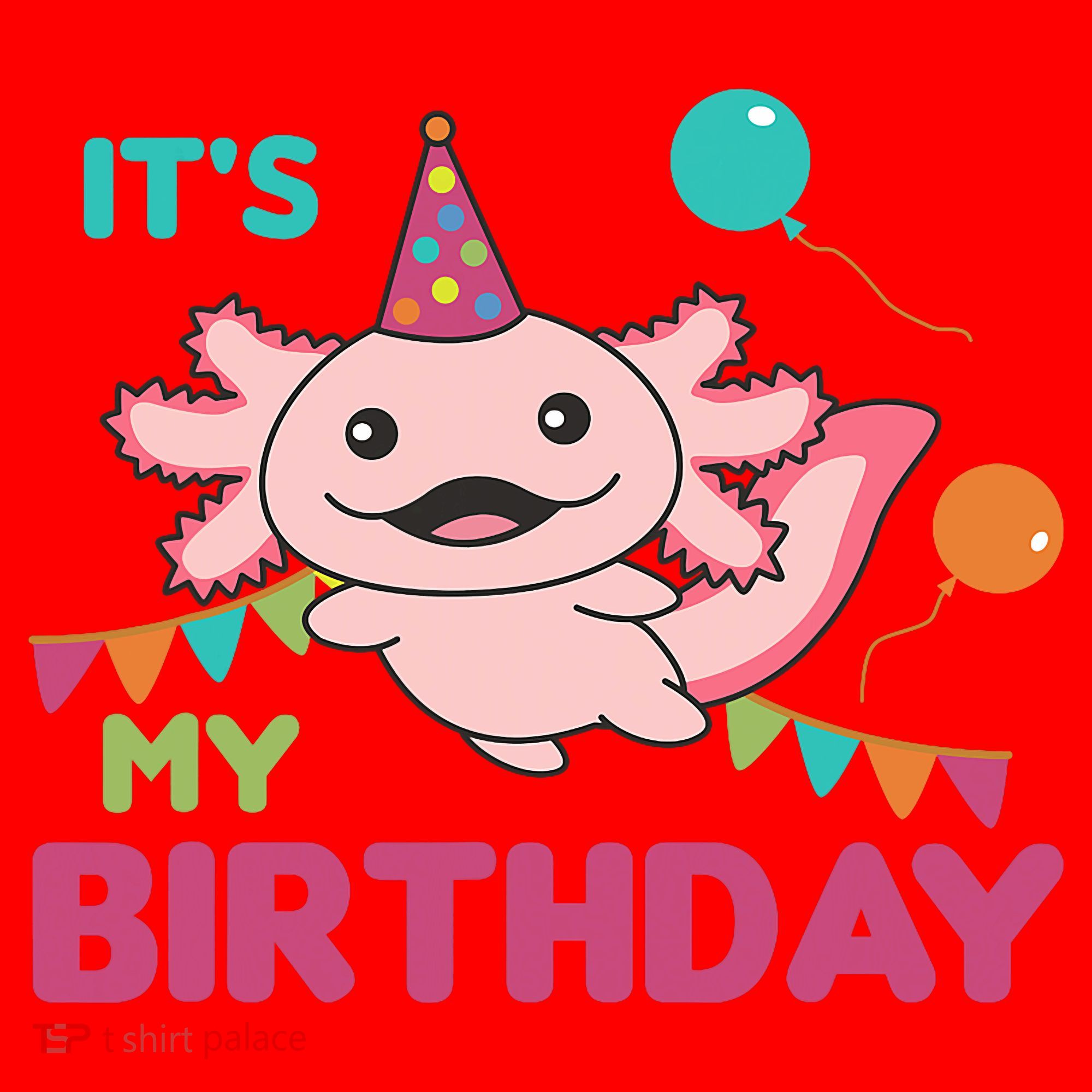 Axolotl Balloons Birthday Axolotls Santa Hat