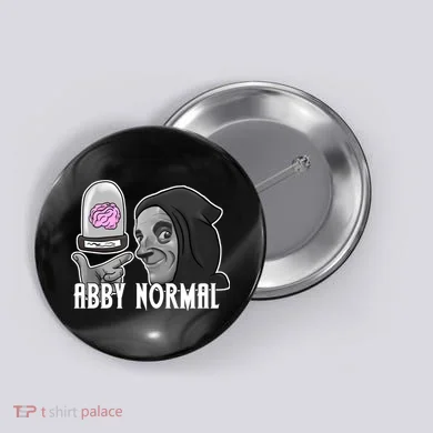 Abby Normal Abnormal Brain  Button