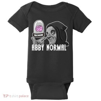 Abby Normal Abnormal Brain  Baby Bodysuit
