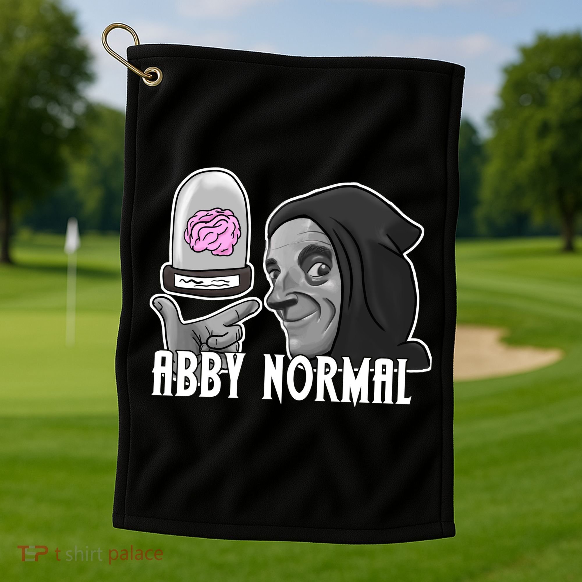 Abby Normal Abnormal Brain  Golf Towel