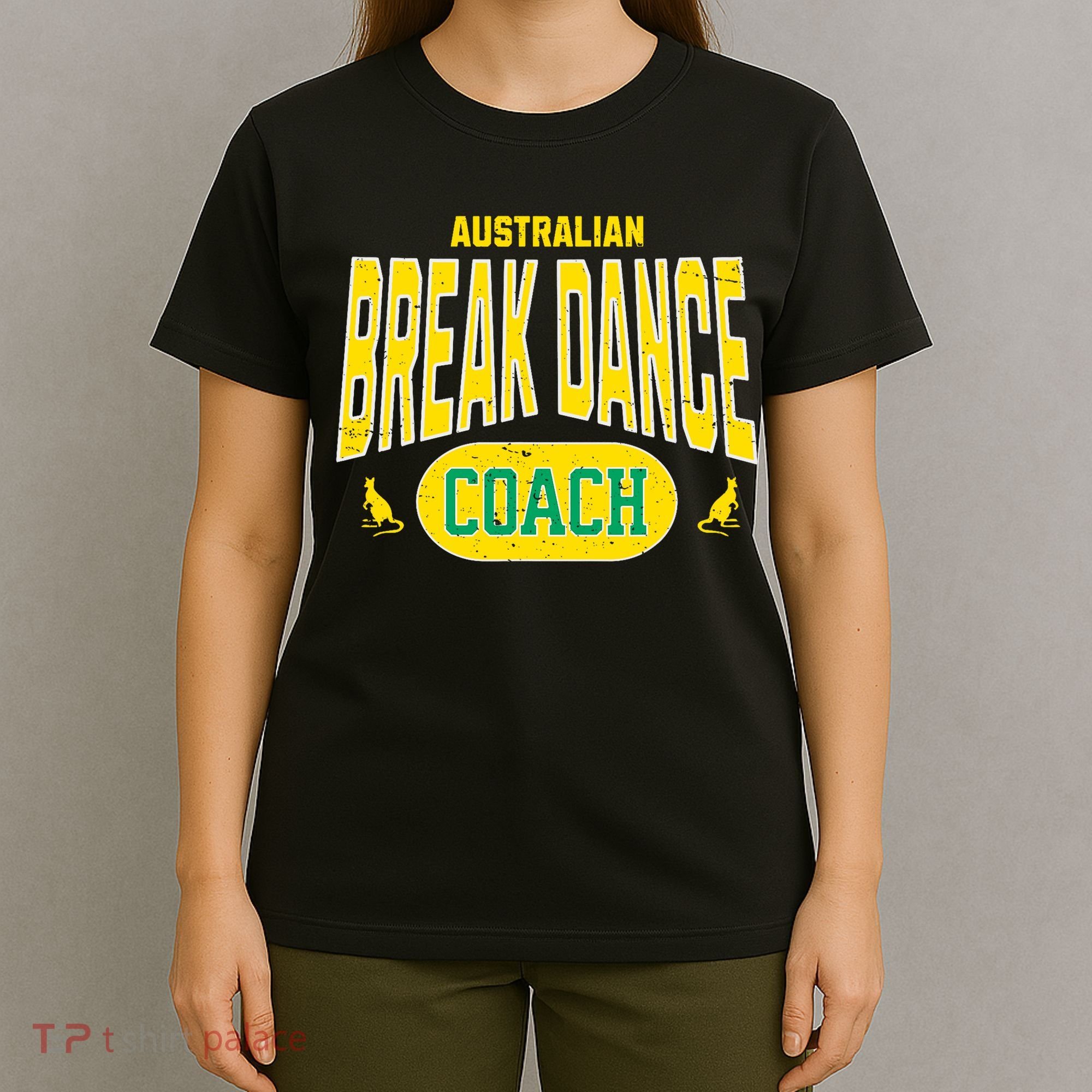 Australian Breakdance Coach Costume Outfit Halloween Party T-Shirt