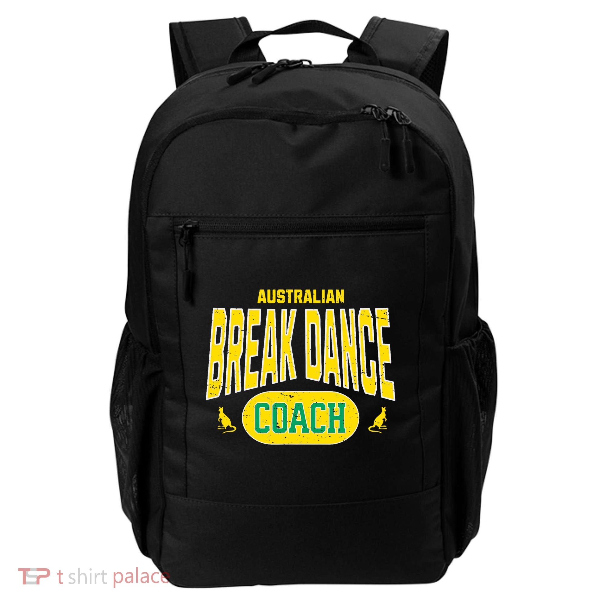 Australian Breakdance Coach Costume Outfit Halloween Party Backpack