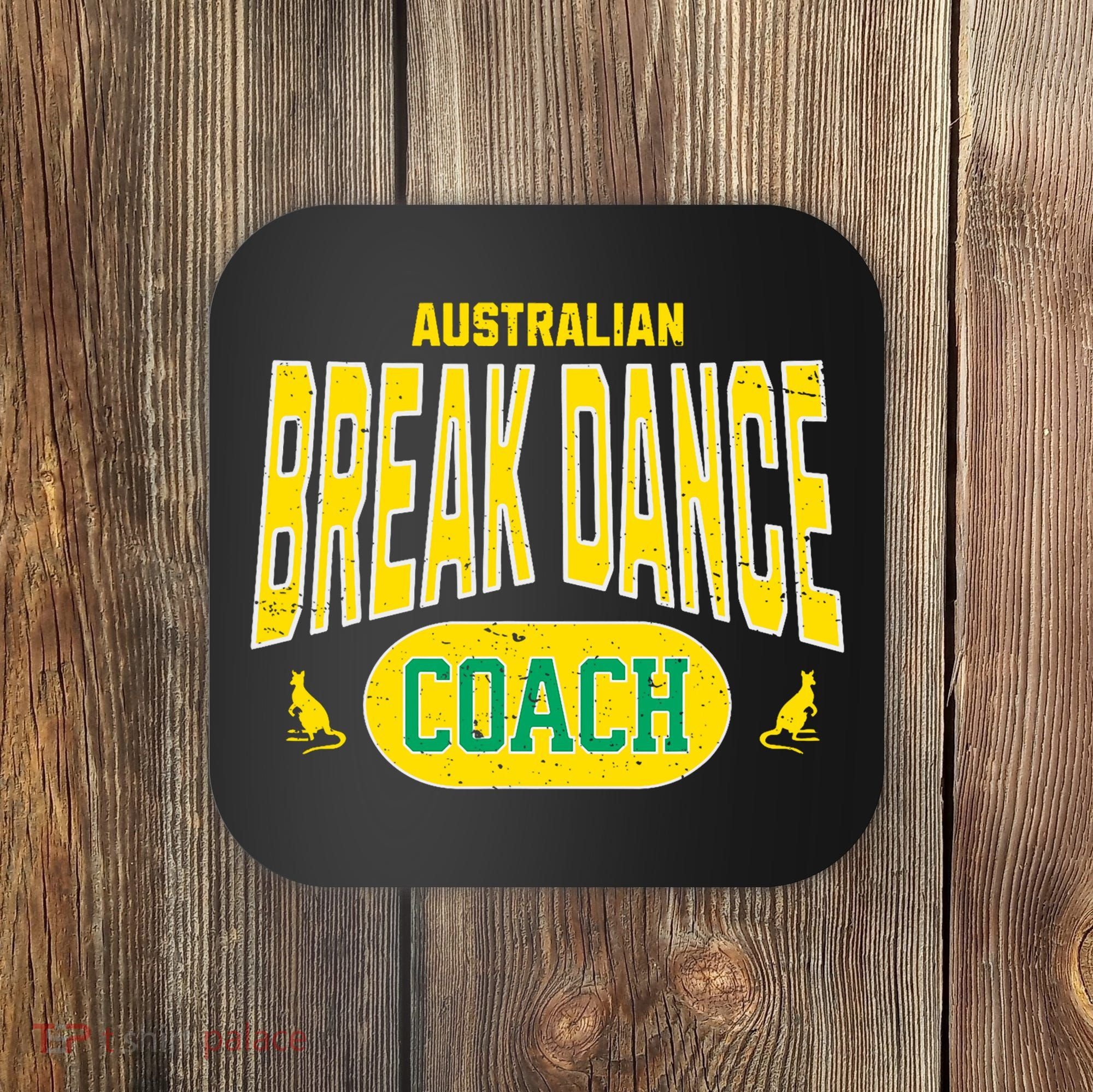 Australian Breakdance Coach Costume Outfit Halloween Party Coaster