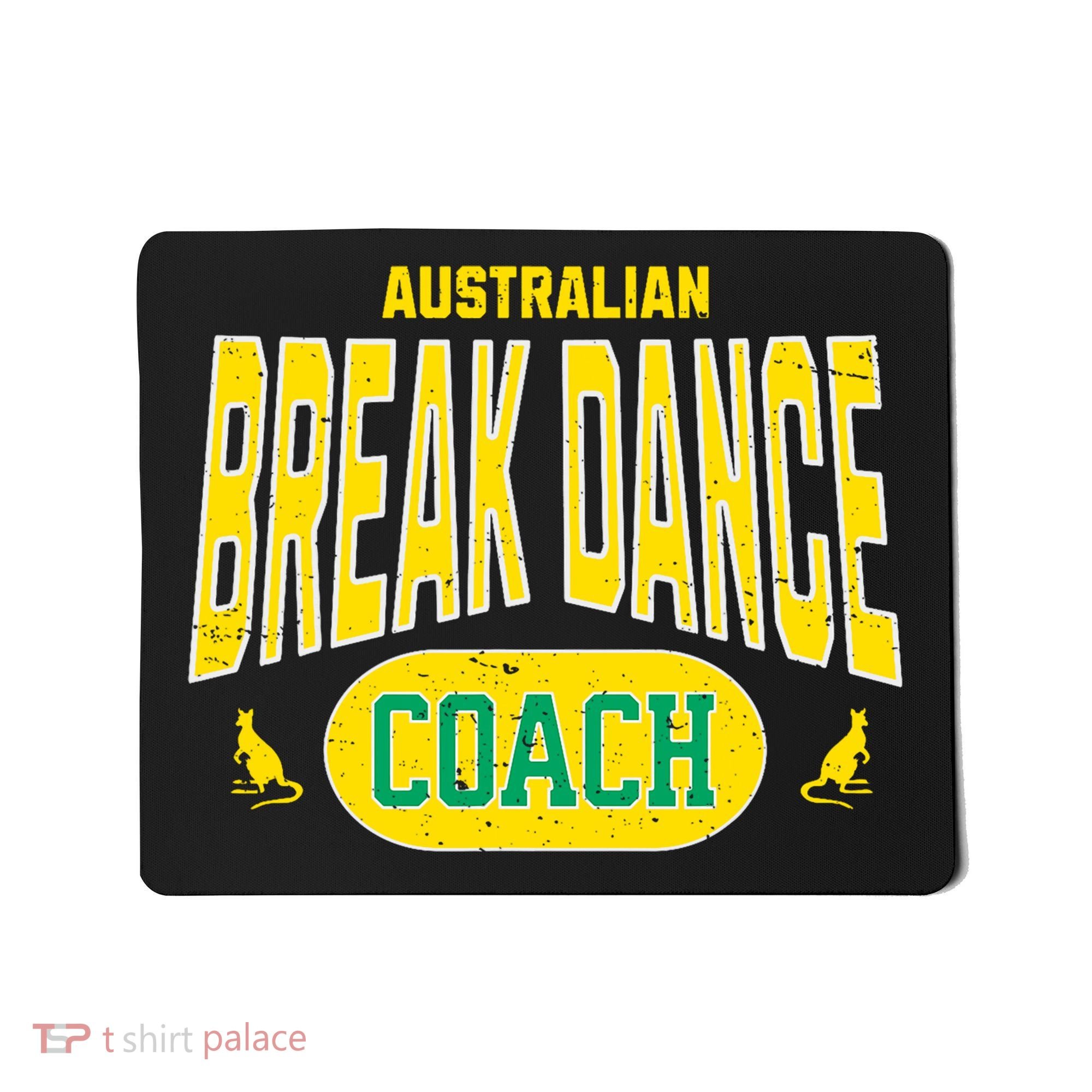 Australian Breakdance Coach Costume Outfit Halloween Party Mousepad