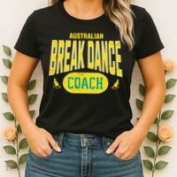 Australian Breakdance Coach Costume Outfit Halloween Party Women's T-Shirt thumb 2